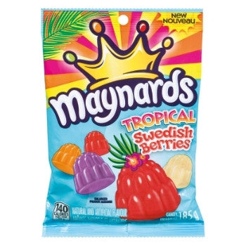Maynards Tropical Swedish Berries 185g/6.5 oz., {Imported from Canada}