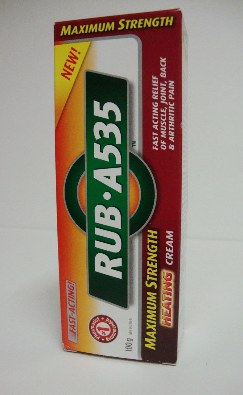 RUB A535 Maximum Strength Heating Cream For Various Aches/Pains 100 g
