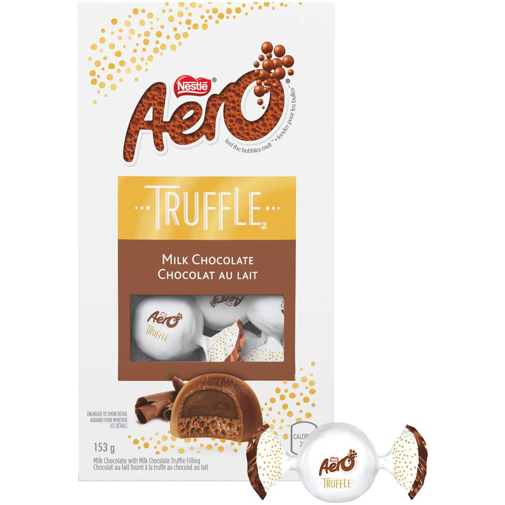 Nestle Aero Truffle Milk Chocolate Boutique Bag, 153g/5.4oz, {Imported from Canada}