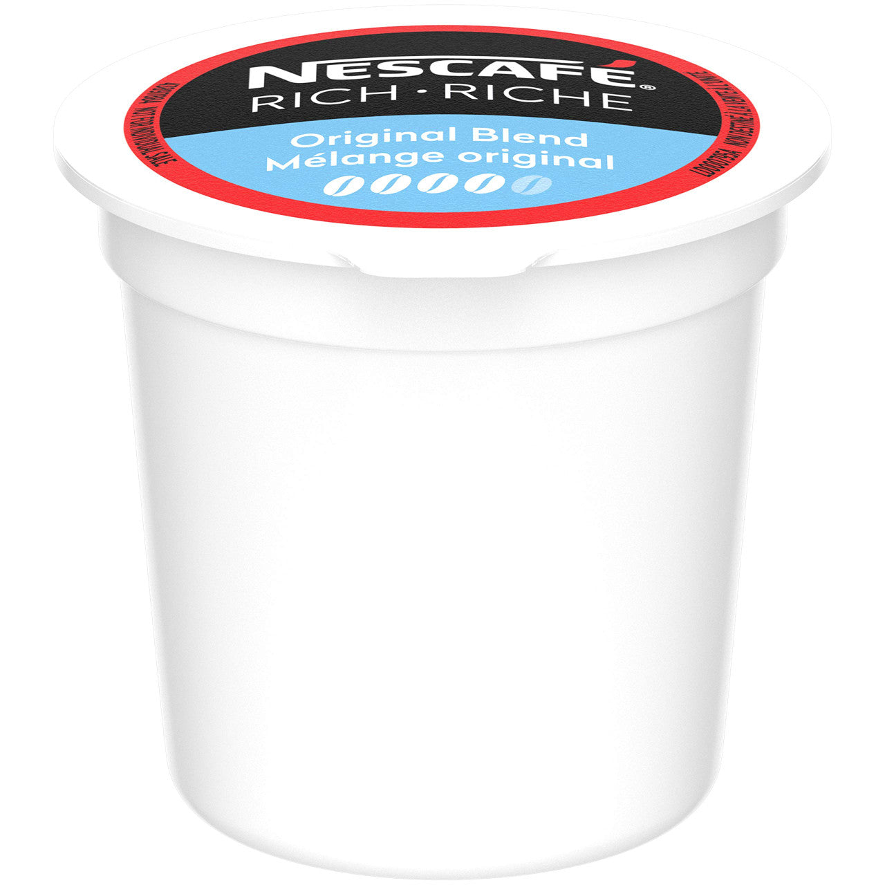 NESCAFE Rich Original Roast & Ground Coffee Capsules, K-Cup Compatible Pods, 30 Capsules {Imported from Canada}