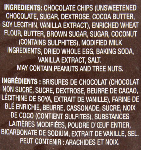 President's Choice Decadent Chocolate Chip Cookie, 300g/10.6oz., (3 Pack) {Imported from Canada}