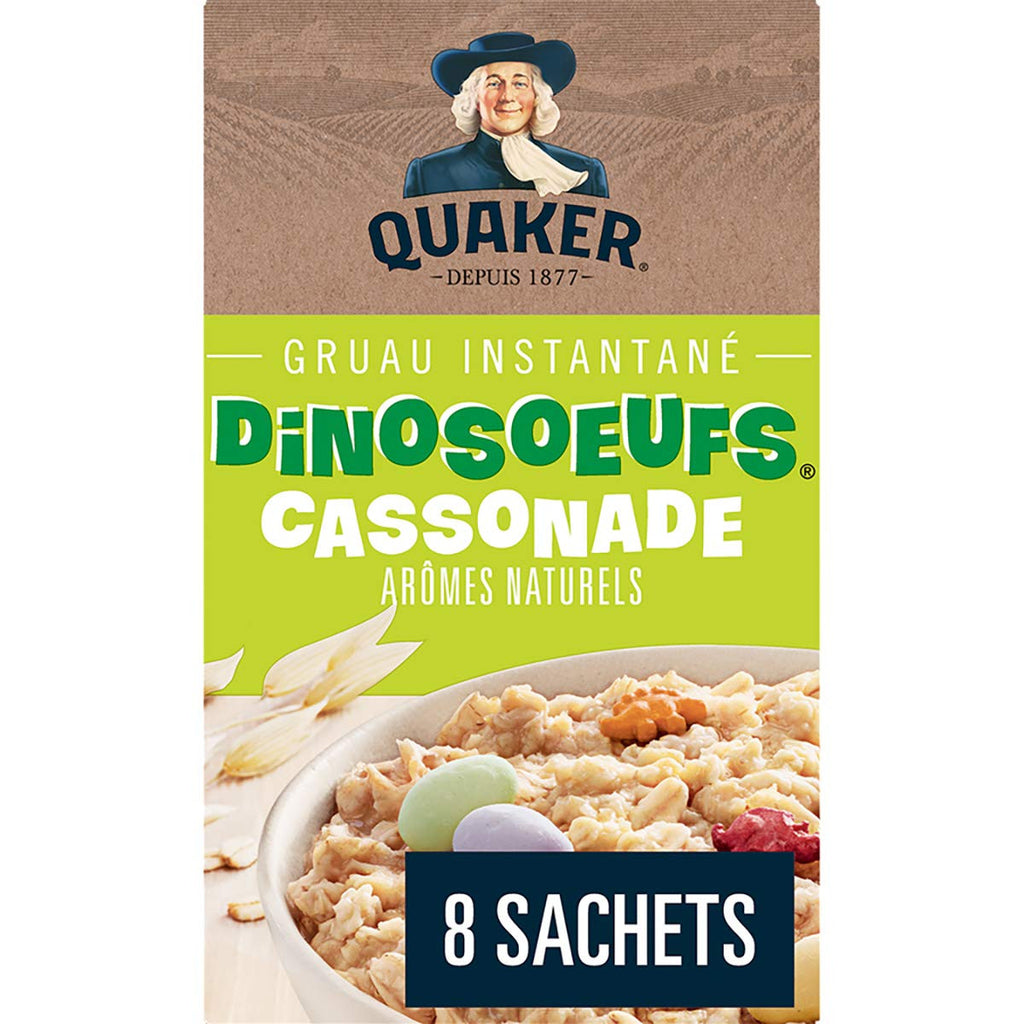 Instant Quaker Oats Dino Eggs Oatmeal, 304g/10.7oz. {Imported from Canada}