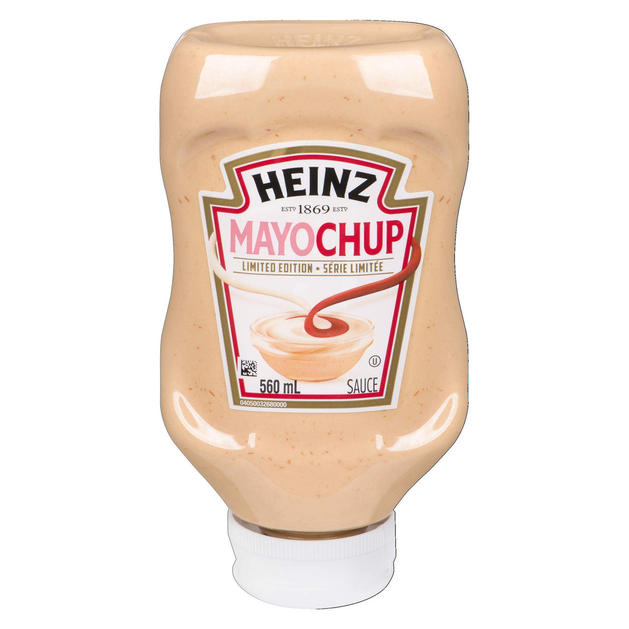 Heinz Mayochup Sauce, 560mL/18.9oz. Bottle, 8 Count, (Imported from Canada)