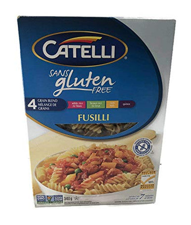 Catelli Gluten Free FUSILLI Pasta - 2 Pack, 340g/12oz., {Imported from Canada}