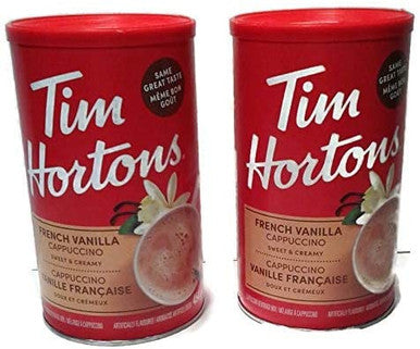 Tim Horton's French Vanilla Instant Cappuccino (2pk)16 oz. {Imported from Canada}