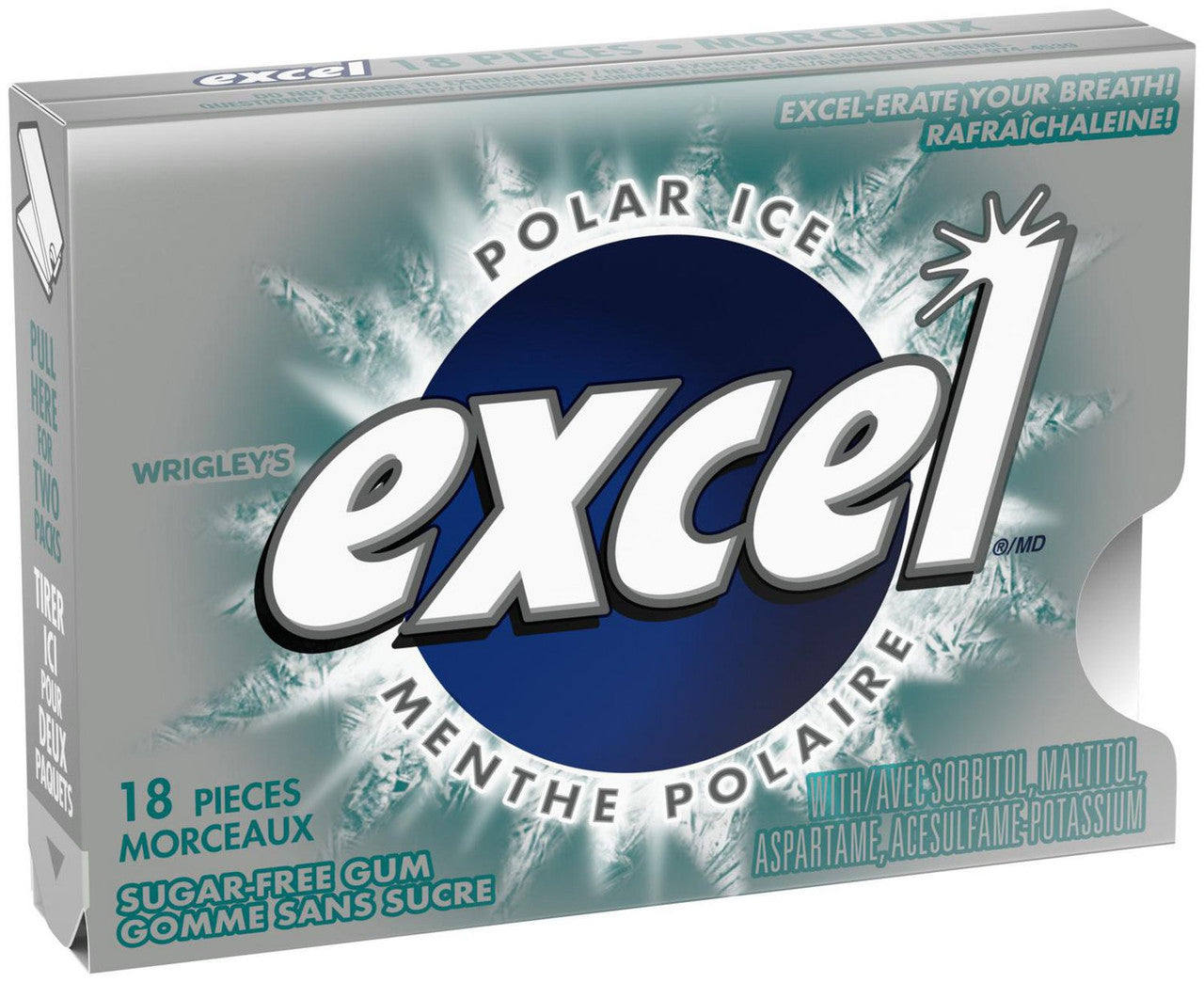 Excel Variety Pack 54-Pieces of Gum, 3 x 18ct {Imported from Canada}
