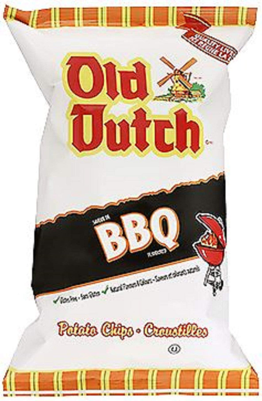 Old Dutch Potato Chips, BBQ, 40g/1.4oz - 40 Pack {Imported from Canada}