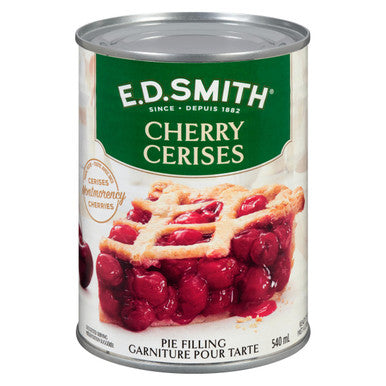 E.D. Smith Cherry Pie Filling, 540mL/18.9 oz. Can {Imported from Canada}