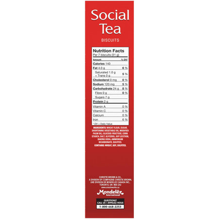 Christie Peek Freans Social Tea Cookies, 350g/12.3 oz {Imported from Canada}