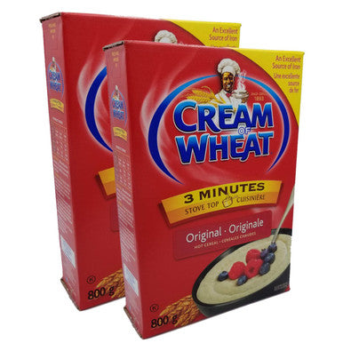 Cream of Wheat Original Flavour Hot Cereal, 800g/1.8 lbs, Pack of 2, {Imported from Canada}