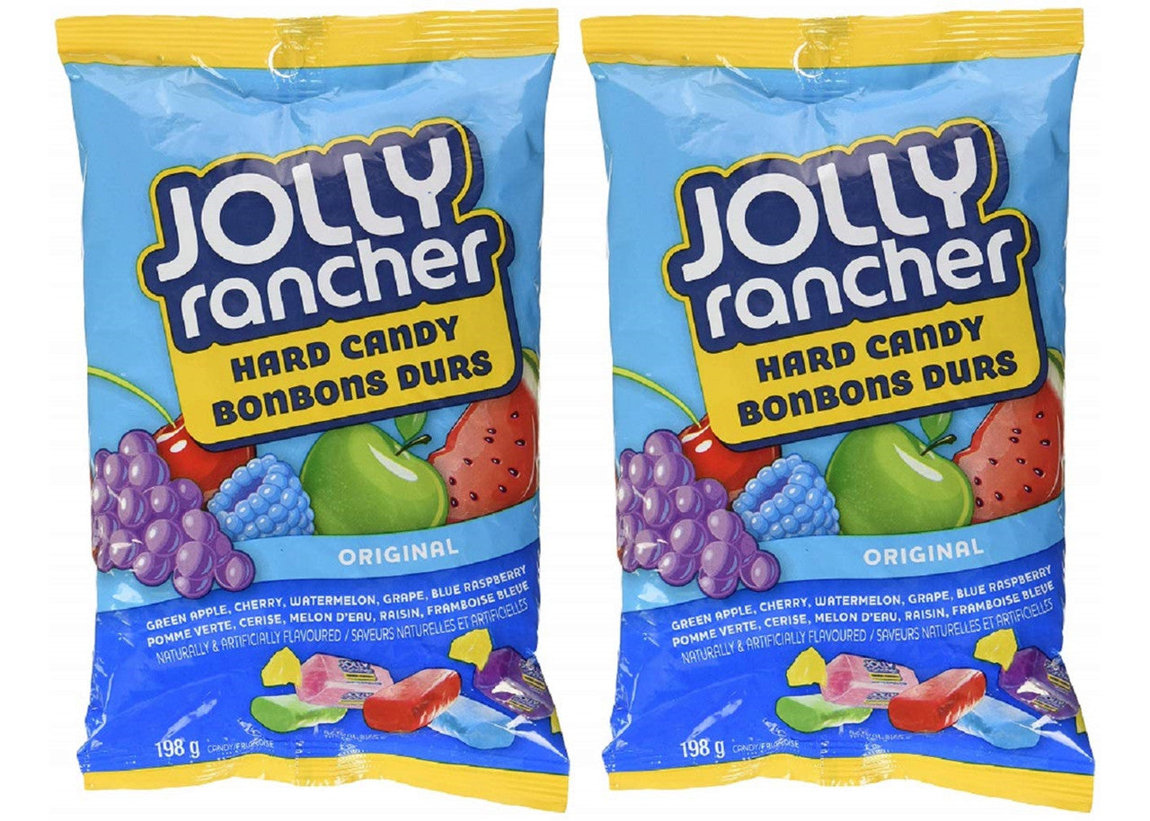 Jolly Rancher Hard Candy Assorted Flavours, 198g/7oz. (2 Pack) (Imported from Canada)