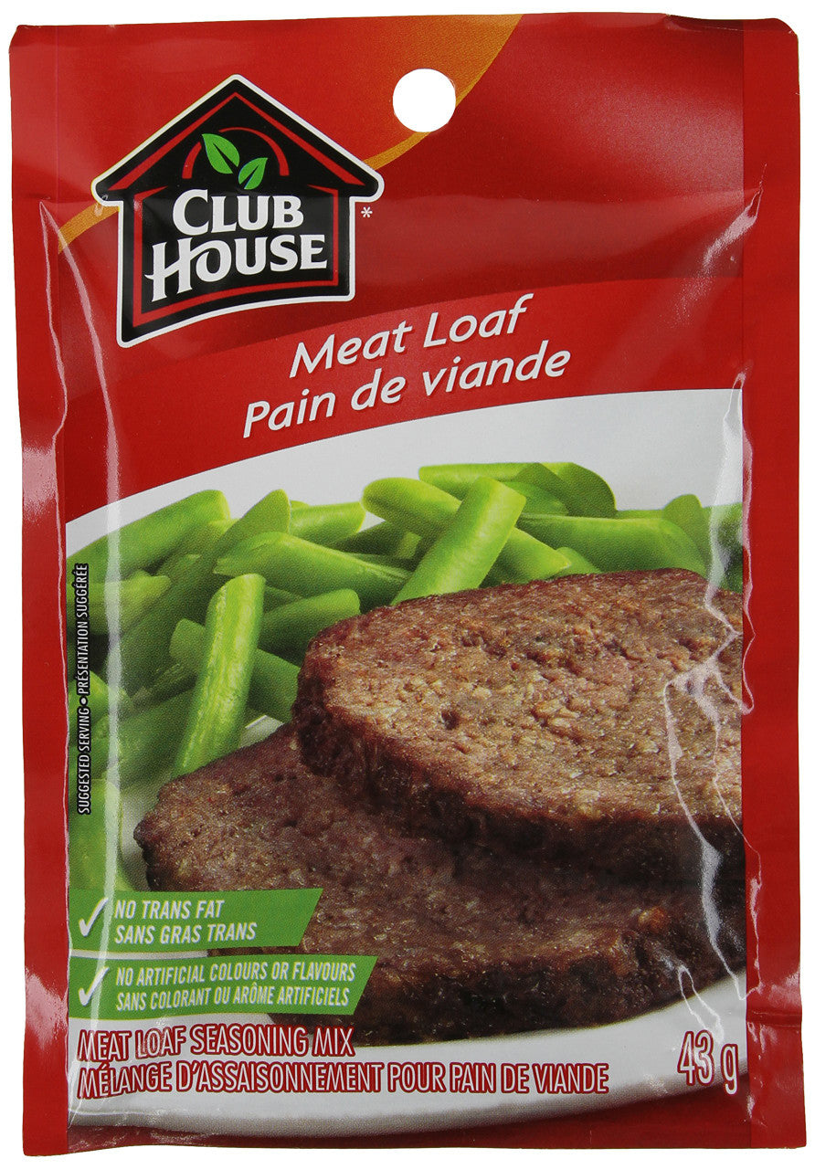 Club House Meat Loaf Seasoning Mix, 43g/1.5oz., {Imported from Canada}
