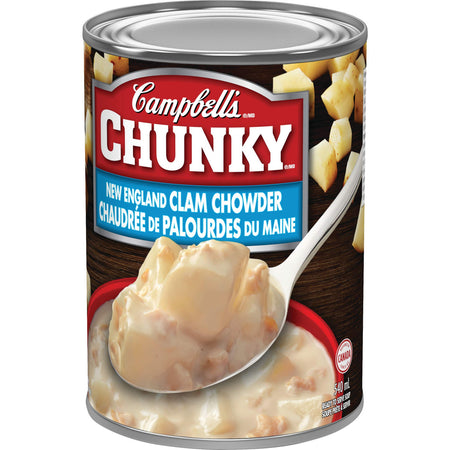 Campbell's Chunky New England Clam Chowder, 540ml/18.3 oz., (Canadian)