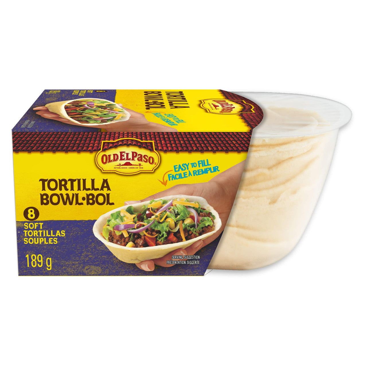 Old El Paso Tortilla Bowl, 8 Counts, 189g/6.7oz., {Imported from Canada}
