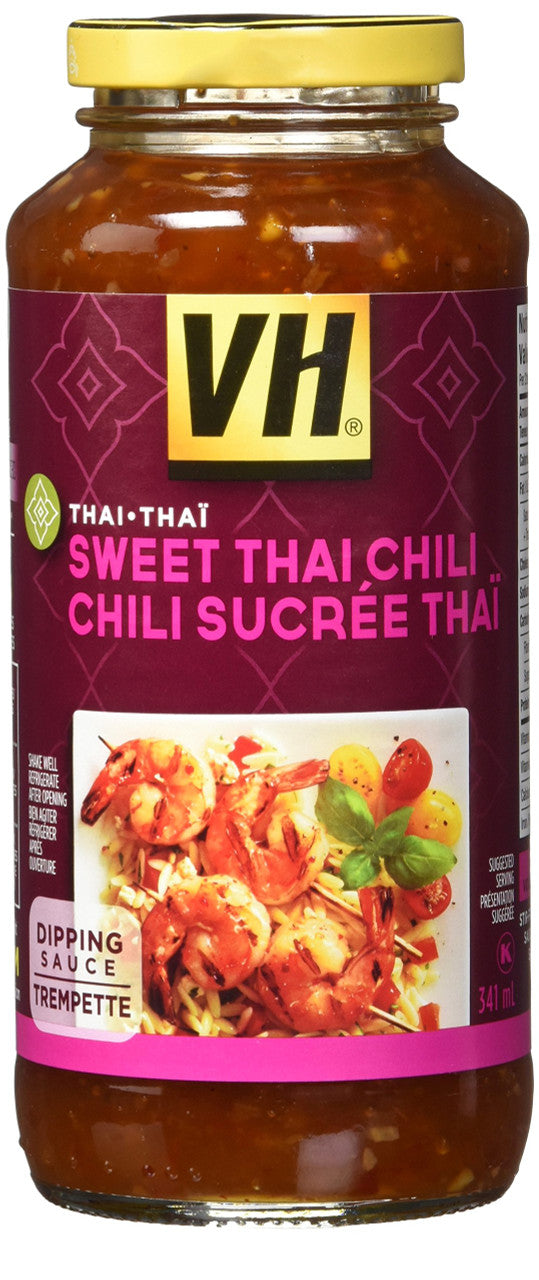 VH Sweet Thai Chili Dipping Sauce (12 Count), 341ml/11.5oz, Jars, {Imported from Canada}
