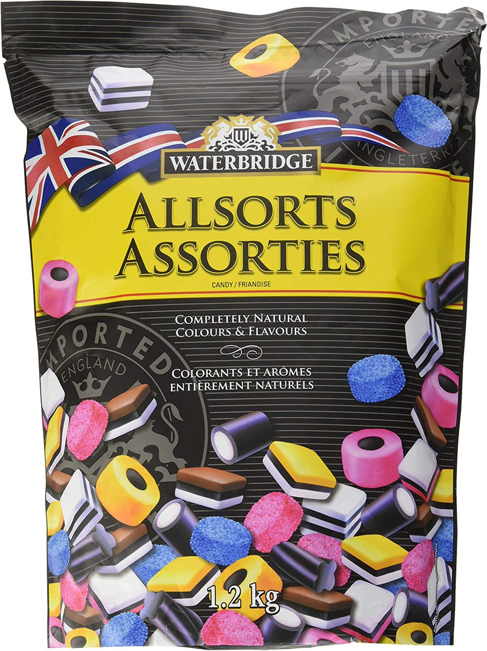 Waterbridge Allsorts Candy, 1.2kg/2.6 lbs., Bag {Imported from Canada}