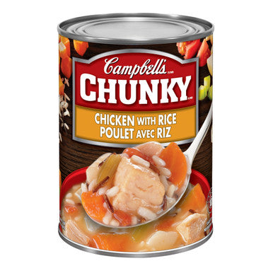 Campbell's Chunky Chicken with Rice Soup, 540mL/18.3 oz. (Imported from Canada)