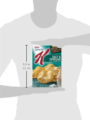 Kellogg's Special K Cracker Chips Salt and Vinegar 113 Gram/3.98 oz {Imported from Canada}