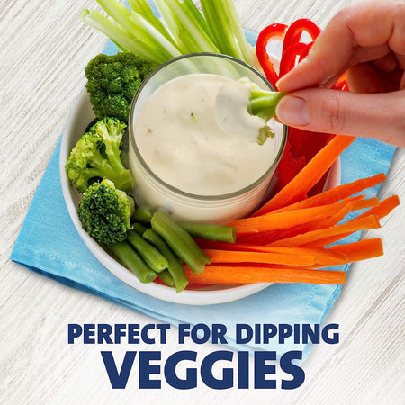 Kraft Creamy Cucumber Salad Dressing used as a dip