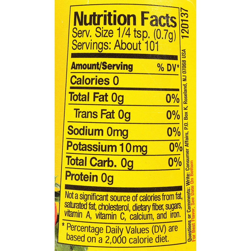 Nutrition Facts