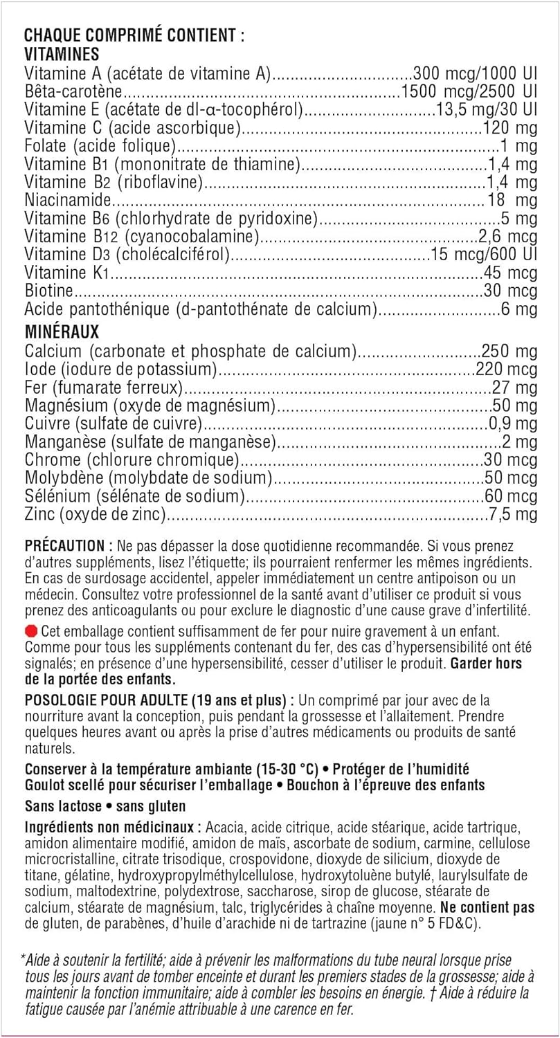 Centrum Prenatal Vitamins, Complete Multivitamin & Multimineral Supplement, 100ct