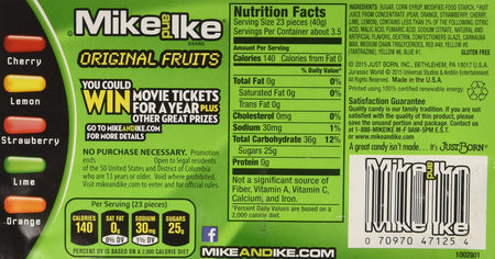 Mike & Ike Chewy Fruit Flavored Candy 5 oz {Imported from Canada}