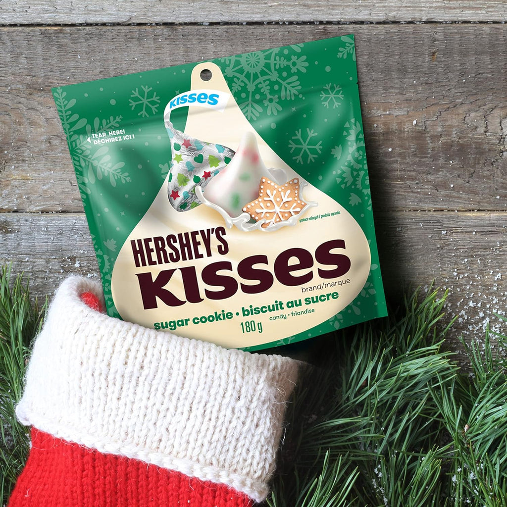 Hershey's Sugar Cookie Kisses, 180g/6.3 oz. Bag (Imported from Canada)