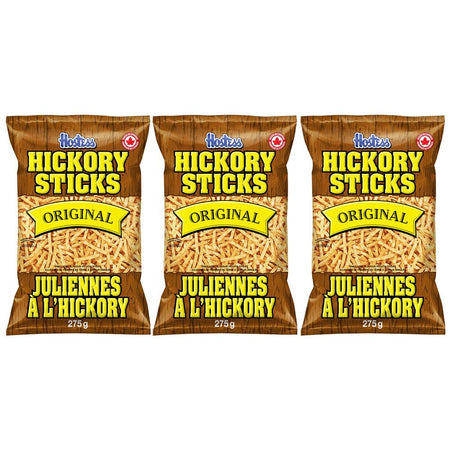 Hostess Hickory Sticks Original Potato Sticks, 275g/9.7oz, 3-Pack {Imported from Canada}