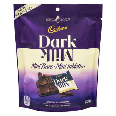Cadbury Dairy Milk Minis - Dark Milk Chocolate - 133g/4.7oz. (Imported from Canada)