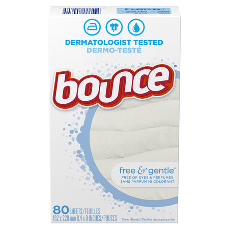 Bounce Free & Gentle, Fabric Softener Sheets, 80 Count {Imported from Canada}