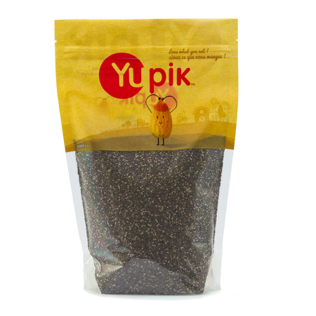 Yupik Natural Black Chia Seeds, 1Kg/2.2 lbs., {Imported from Canada}