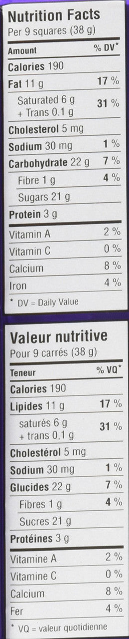 Cadbury Dairy Milk Chocolate Bar, Fruit and Nut, 100g/3.5oz {Canadian}