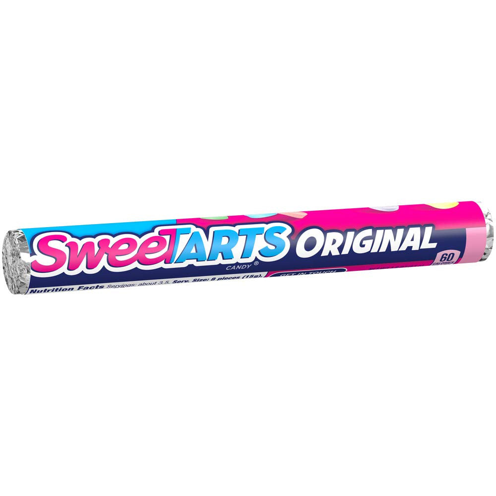 SweeTARTS Original Candy, 1.8oz. Roll (Pack of 36)  {Imported from Canada}