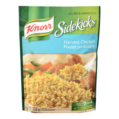 Knorr Sidekicks, Harvest Chicken Rice, Side Dishes, 133g/4.7oz., 8ct, {Imported from Canada}