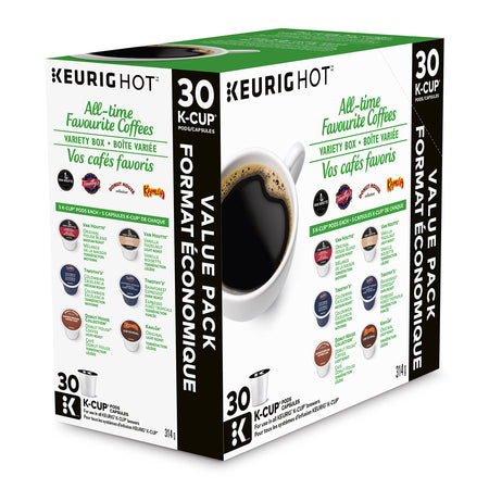 Keurig Favorite Coffees Variety Box K-Cups for Keurig brewers 30ct {Canadian}