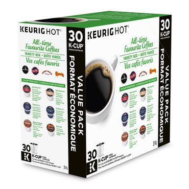 Keurig Favorite Coffees Variety Box K-Cups for Keurig brewers 30ct {Canadian}