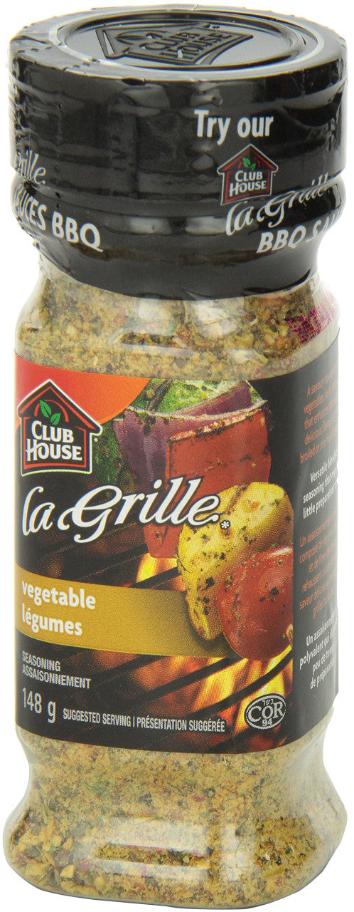 Club House La Grille Vegetable Seasoning,148g/5.22oz {Imported from Canada}