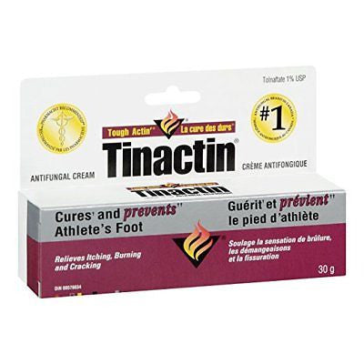 Tinactin Antifungal Cream, 30g/1.1 oz.,  {Imported from Canada}