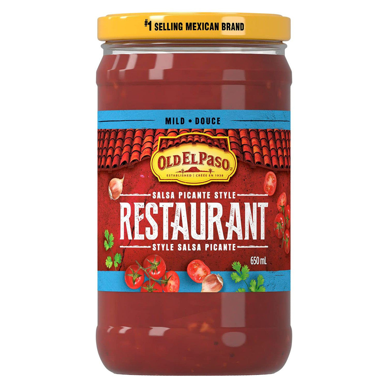 Old El Paso Salsa Picante Mild, 650ml/22 oz., {Imported from Canada}