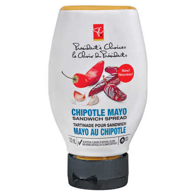 President's Choice, Chipotle Mayonnaise, 300ml/10.1 fl. oz., Bottle, {Imported from Canada}
