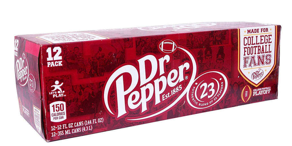 Dr Pepper Soft Drink, 355ml/12 fl. oz.,  12pk, {Imported from Canada}