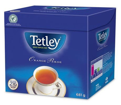 Tetley Orange Pekoe Tea - 216 Tea Bags