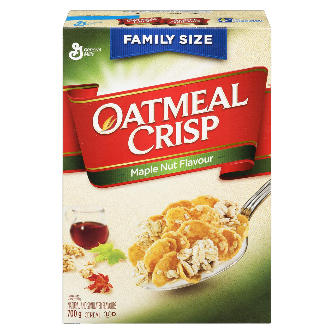 Oatmeal Crisp Maple Nut Flavour Cereal, 700 Gram {Imported from Canada}