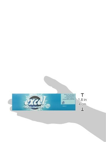 Excel Mints Peppermint, 34gm Tin, 8 Count (Imported from Canada)
