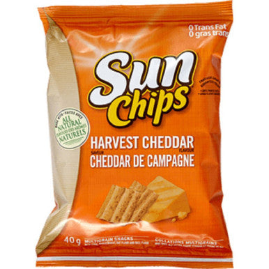 Frito Lay SUN-CHIPS Harvest Cheddar (40x40g) {Imported from Canada}