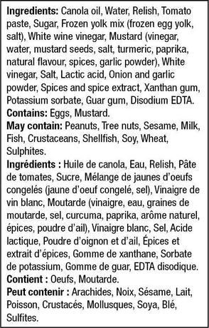 Great Value Secret Burger Sauce & Dip, 300ml/10.1 fl.oz, bottle, {Imported from Canada}