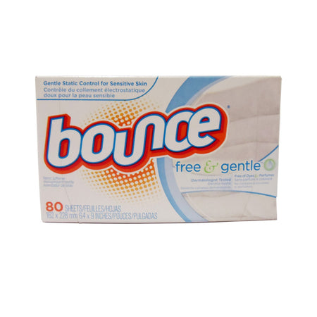 Bounce Free & Gentle, Fabric Softener Sheets, 80 Count {Imported from Canada}