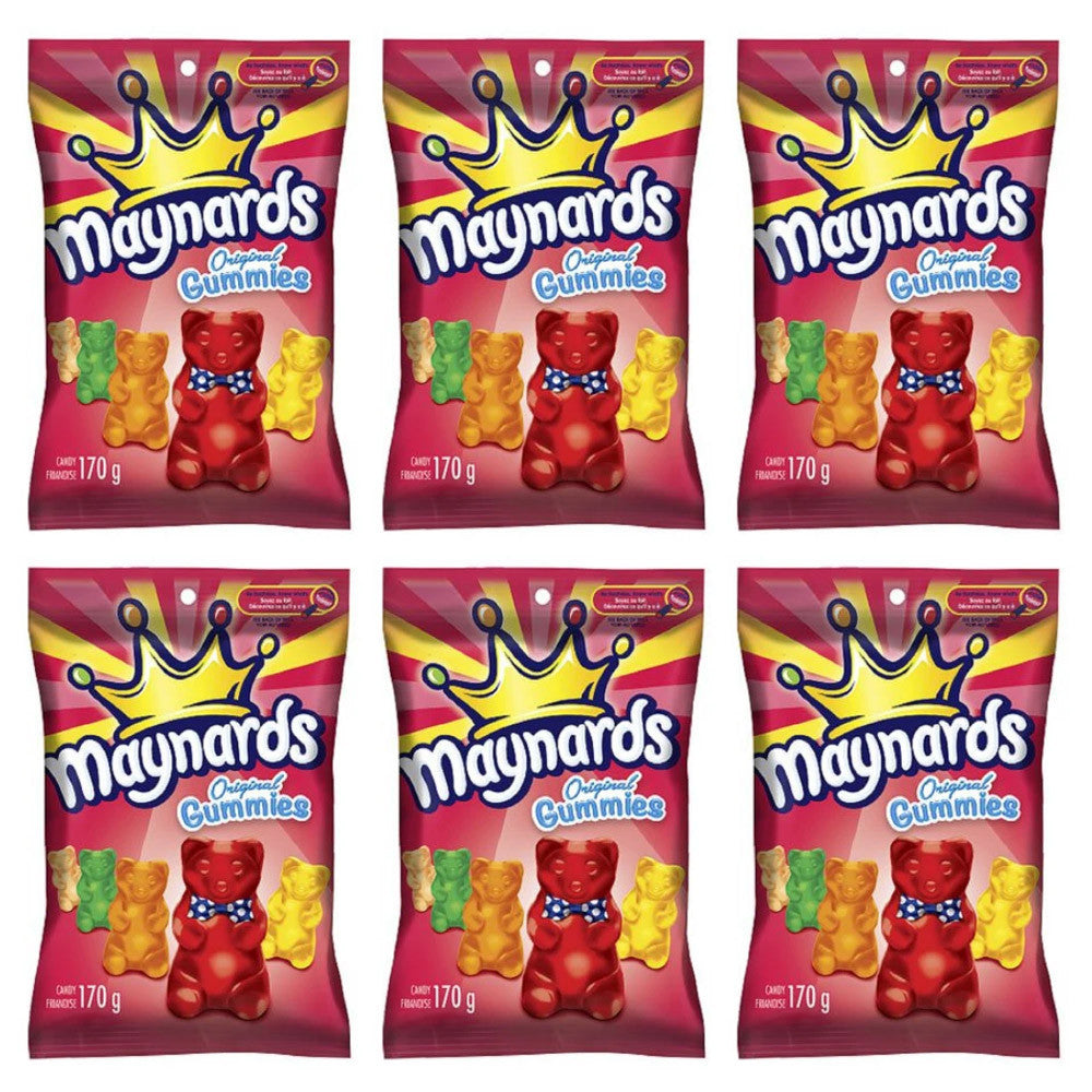 Maynards Original Gummies 170g/6oz., (Pack of 6) {Imported from Canada}