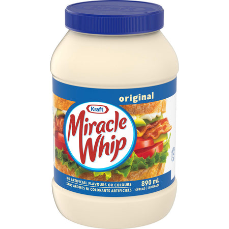 Kraft Miracle Whip Original Dressing, 890mL/30.1 fl. oz., {Imported from Canada}