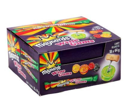 Maynards Wine Gums Rolls - 18x44g {Imported from Canada}